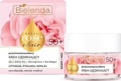 Изображение Bielenda Royal Rose Elixir przeciwzmarszczkowy krem ujdrniajcy 50+ 50ml