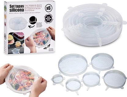 Attēls no Bigbuy Home Set Narzuta Silikon (6 Czci) (3 x 19 x 19 cm)