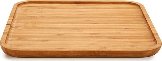 Picture of Bigbuy Home Tacka do przeksek (30 x 1,5 x 30 cm) Bambus