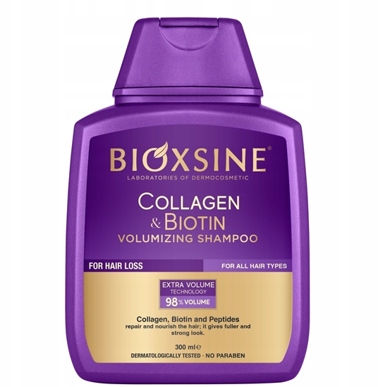 Picture of BIOXCIN apimties suteikiantis plauk ampnas su Kolagenu ir Biotinu, 300 ml