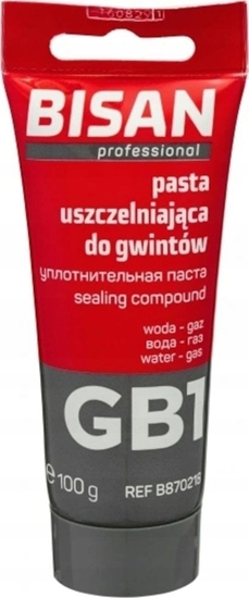 Picture of Bisan PASTA DO GWINTÓW GB1 250G (TUBA) woda/ gaz [12]