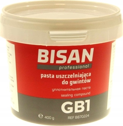 Picture of Bisan PASTA DO GWINTÓW GB1 400G (PUSZKA) woda/ gaz [12]