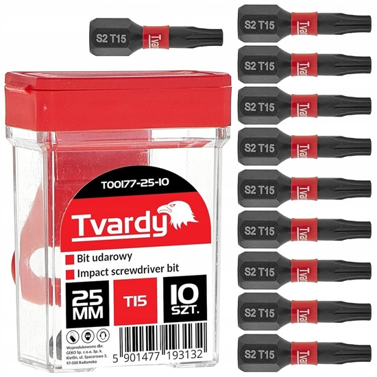 Picture of Bit udarowy T15 25mm S2  box (10/120)