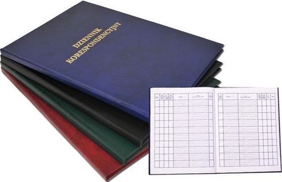 Picture of Biurfol DZIENNIK KORESPONDENCYJNY BARBARA A4 300 KARTEK, ZIELONY