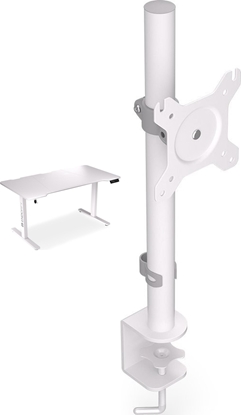 Изображение Biurko Endorfy Biurko Endorfy Atlas L Electric Biae 150 cmx78 cm + Uchwyt na monitor Atlas Single Onyx White