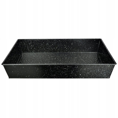 Attēls no BLACHA FORMA DO PIECZENIA 39,5X23,5X6CM NIEPRZYWIERALNA MARMUREK BRUNBESTE BB-1084