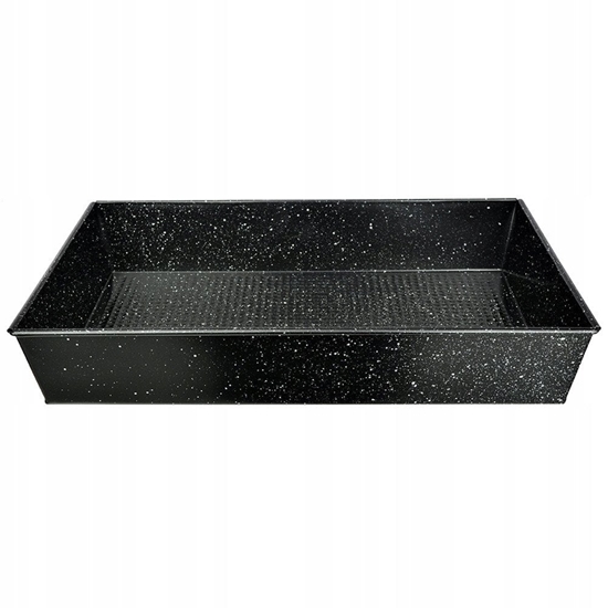 Picture of BLACHA FORMA DO PIECZENIA 39,5X23,5X6CM NIEPRZYWIERALNA MARMUREK BRUNBESTE BB-1084