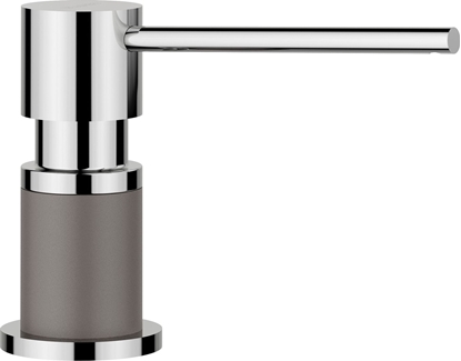 Изображение Blanco Dozownik LATO Silgranit-Look wulkaniczny szary/chrom