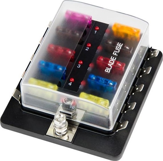 Picture of Blow 0271#                Sam.oprawa na 10 bezpieczników + led