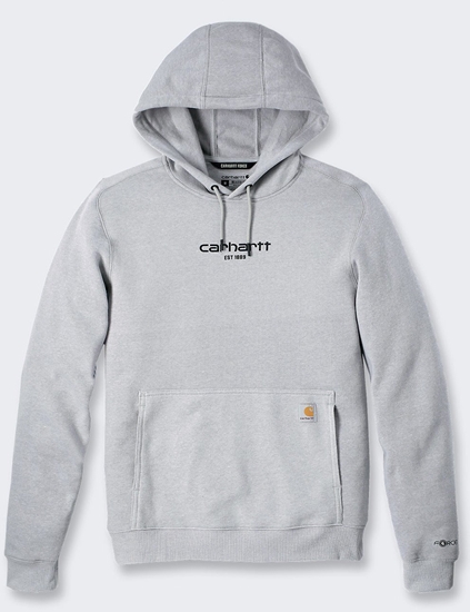 Picture of Bluza Carhartt Force Lightweight Logo Asphalt