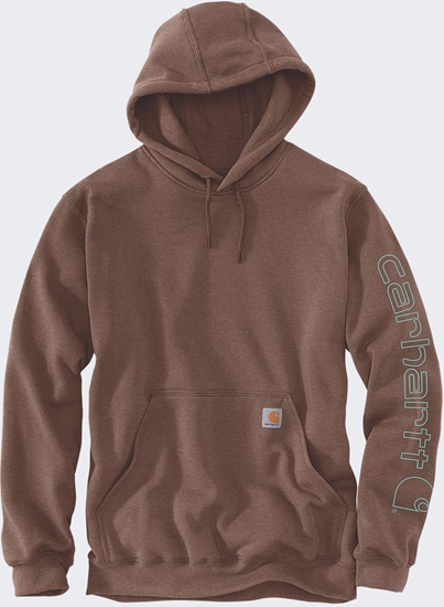 Picture of Bluza Carhartt Midweight Logo Sleeve Mocha