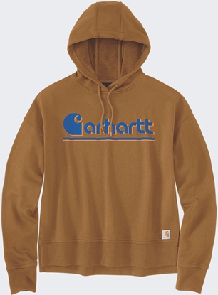 Attēls no Bluza Carhartt Tencel Fiber Fall Graphic Brown