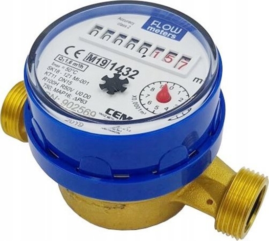 Изображение BMETERS Wodomierz JS antymagn. 1/2, przepyw 2,5 do wody zimnej MID R100/R50 z moduem radiowym IP65