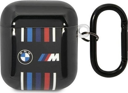 Изображение BMW BMA222SWTK AirPods 1/2 cover czarny/black Multiple Colored Lines
