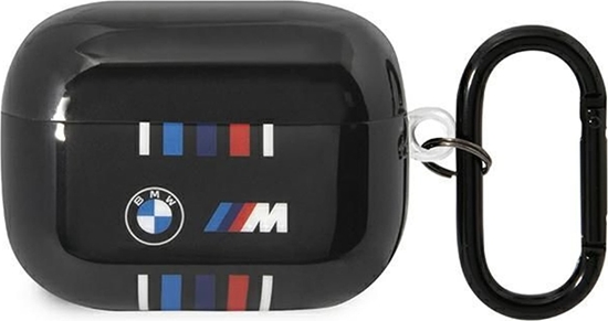 Изображение BMW BMW BMAP22SWTK AirPods Pro cover czarny/black Multiple Colored Lines