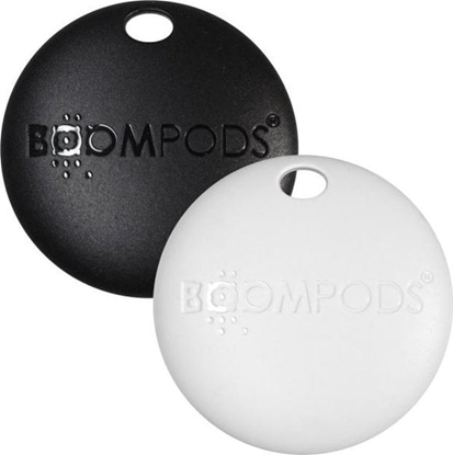 Picture of Boompods Boomtag 2 Pack black & white