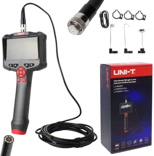 Picture of Boreskopas, 1m, 4.3"HD ekranas, 300K HD kamera, IP67, UNI-T