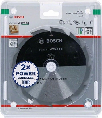 Attēls no Bosch 160X1.5/1X20 T12 circular saw blade 16 cm 1 pc(s)