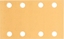 Изображение Bosch Bosch Accessories Best for Wood 2608607236 Svingslibepapir med velcro, perforeret Kornstørrelse 400 (L x B) 133 mm x 80 mm 10 stk
