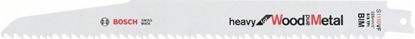 Изображение Bosch Bosch sabre saw blade S 610 VF Heavy for Wood and Metal, 5 pieces (length 150 mm)