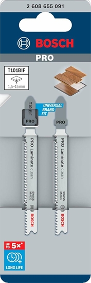 Picture of BOSCH BRZESZCZOT T PRO LAMINATE CLEAN T101BIF 83mm /5szt.