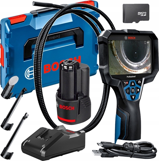 Изображение Bosch Cordless inspection camera Bosch GIC 12V-5-27C 1x2.0Ah + L-BOXX