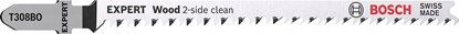 Picture of Wyrzynarka Bosch Bosch Expert Jigsaw Blade T 308 BO 'Wood 2-side clean' (25 pieces)