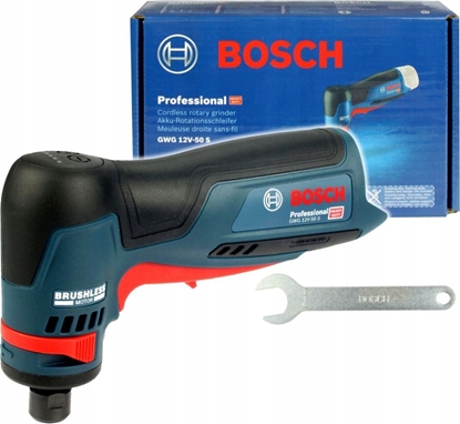 Изображение Bosch SZLIFIERKA KATOWA TRZPIENIOWA GWG 12V-50 S BEZ AKUM. I LADOWARKI