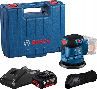 Изображение Bosch SZLIFIERKA MIMOSRODOWA FI 125 GEX 185-LI 1x4Ah L-BOXX