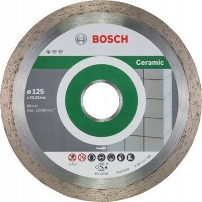 Изображение Bosch TARCZA DIAMENTOWA STANDARD FOR CERAMIC 125*22.3*1.6