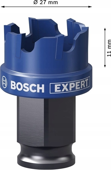Изображение BOSCH TCT EXPERT SHEETMET HOLE SAW 27mm