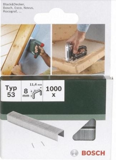 Изображение Bosch Zszywki tapicerskie 53 8 x 11,4mm (2609255820)