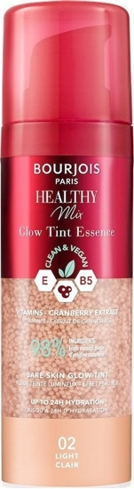 Изображение BOURJOIS_Healthy Mix Glow Tint Essence nawilajca esencja wyrównujca koloryt 02 Light 30ml