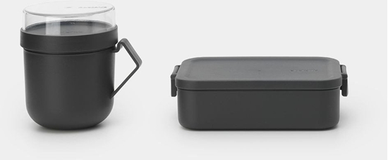 Picture of BRABANTIA Make & Take lunch set dark grey 206665