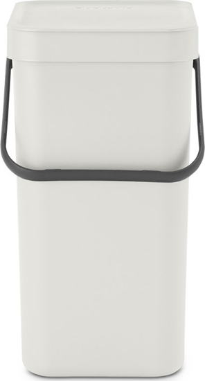 Изображение Brabantia Sort & Go Waste Bin Light Grey 12 L