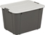 Attēls no Branq BranQ - Pojemnik pudeko + pokrywka - 30 L - VELUR - ciemnoszary - 7530