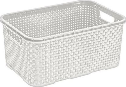 Picture of Branq Koszyk rattanowy 7L BranQ biel antyczna