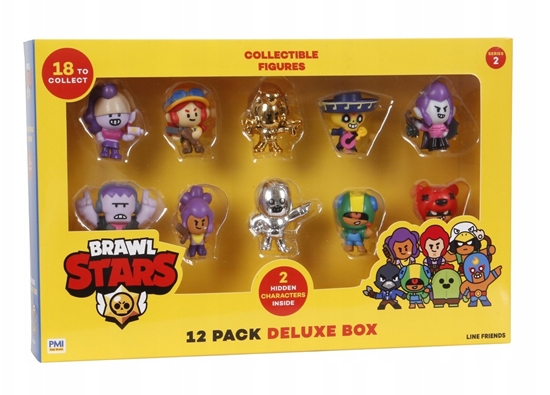 Picture of BRAWL STARS S2 FIGURES -12 PACK DELUXE BOX