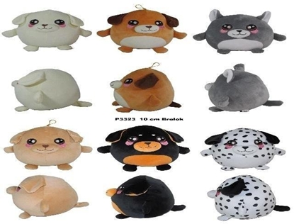 Picture of Brelok pies kula 10cm MIX