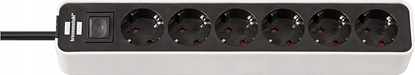 Изображение Brennenstuhl Steckdosenleiste  Ecolor 6x weiß/schwarz