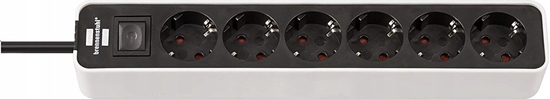 Изображение Brennenstuhl Steckdosenleiste  Ecolor 6x weiß/schwarz