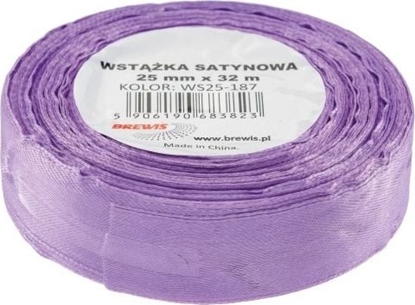 Picture of BREWIS Wstka satynowa BREWIS 25mm/32mm kolor 187 fiolet Brewis