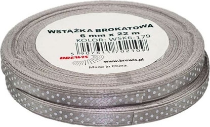 Picture of BREWIS Wstka satynowa BREWIS kropki 6mm WSK6-179 Brewis