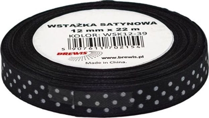 Picture of BREWIS Wstka satynowa kropki 12mm x 22m kolor 39 Brewis