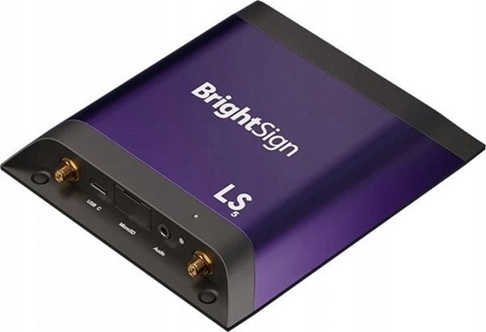 Изображение BrightSign LS425 odtwarzacz multimedalny Czarny, Fioletowy Full HD Wi-Fi