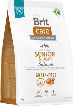 Picture of Brit BRIT CARE Dog Grain-free Senior & Light Salmon 3kg