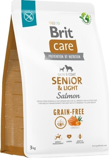 Picture of Brit BRIT CARE Dog Grain-free Senior & Light Salmon 3kg