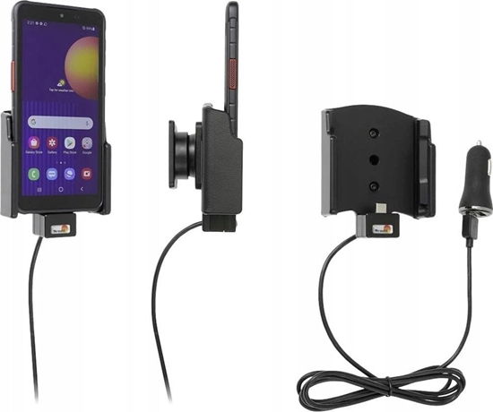 Изображение Brodit Halter aktiv Samsung Galaxy Xcover 5 mit USB-Kabel