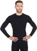Picture of Brubeck Koszulka mska z dugim rkawem Active Wool czarna r. XL (LS12820)