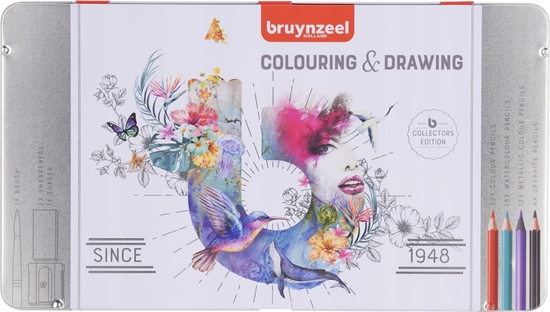 Изображение BRUYNZEEL SAKURA Bruynzeel Colouring & drawing set | 70 pieces